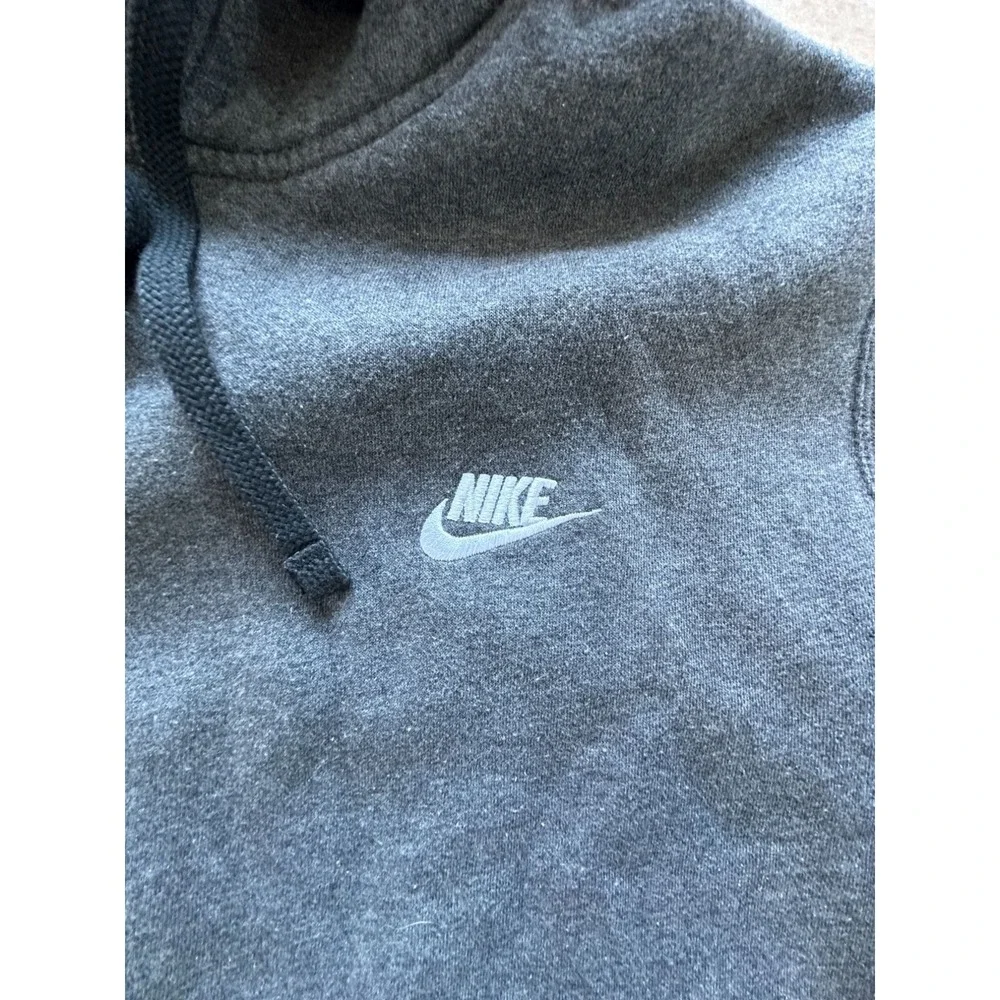 NIKE Hoodie gray men size Medium